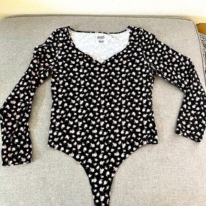 Pink- Victoria Secret Floral Bodysuit